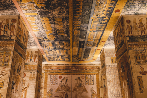 走入帝王谷貼近全彩古埃及聖書體及壁畫